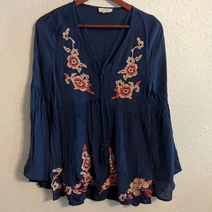 NWOT entro boutique sheer blouse
